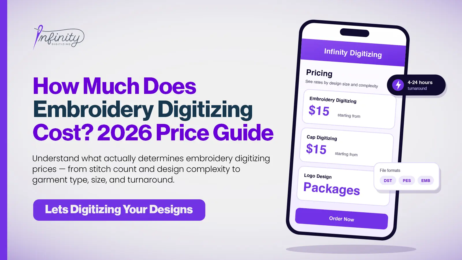 How Much Does Embroidery Digitizing Cost? 2026 Price Guide