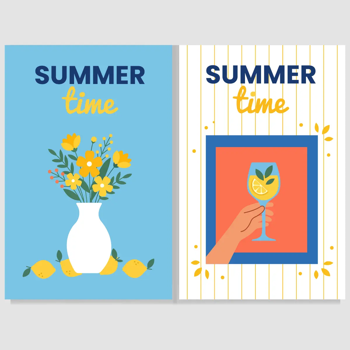 Summer Time Vector Design